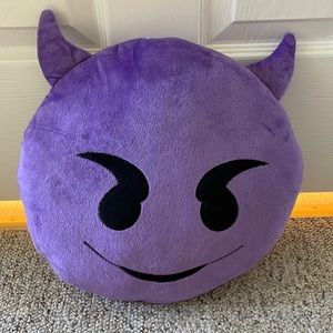 Devil Emoji Pillow